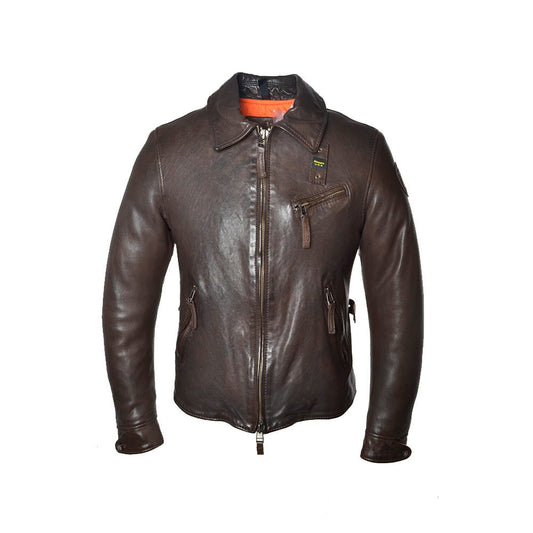 Chaqueta de Piel Blauer WBLUL01231 Color Marrón Oscuro_1858.jpg