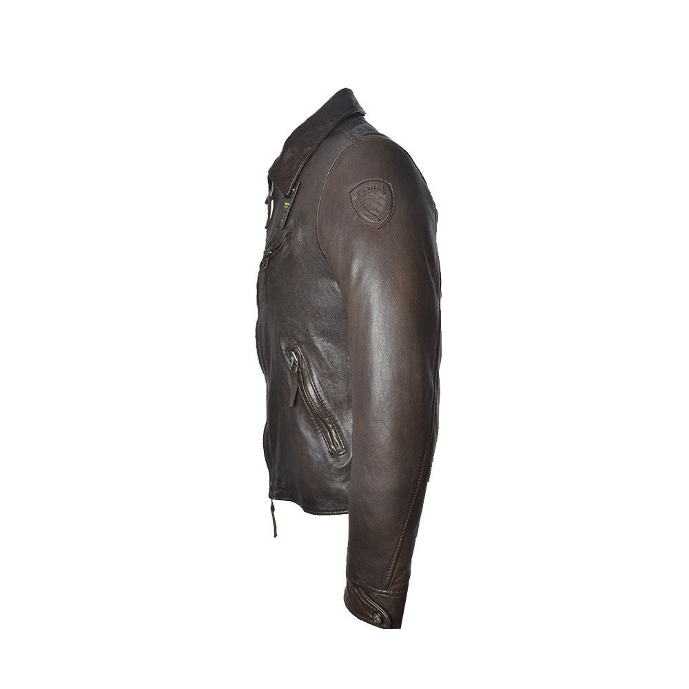 Chaqueta de Piel Blauer WBLUL01231 Color Marrón Oscuro_1859.jpg