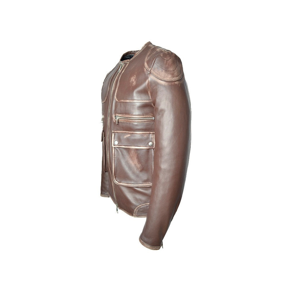 Chaqueta de Piel Daniele Alessandrini I1230K189 Color Marrón_1906.jpg