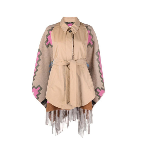Chaquetón Bazar Deluxe S9203500 Color Camel y Estampado Étnico_3673.jpg