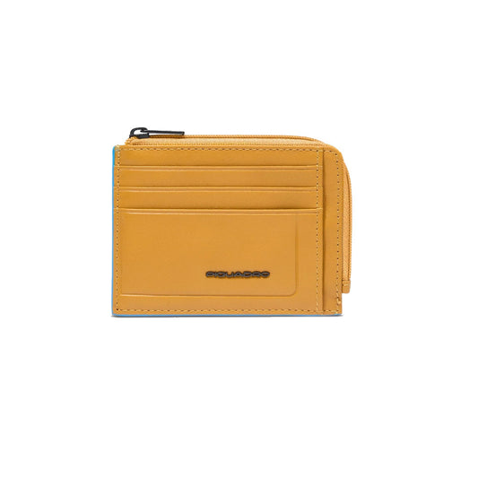 Tarjetero de Piel Piquadro PP4822S138R/G Color Amarillo Mostaza_8814.jpg