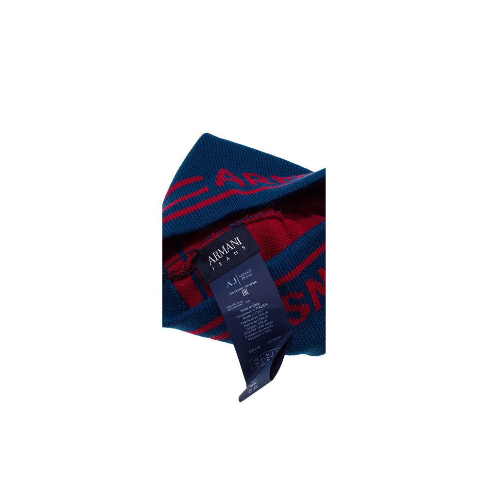 Gorro Armani Jeans CD119 Color Azul y Logo Rojo_298.jpg