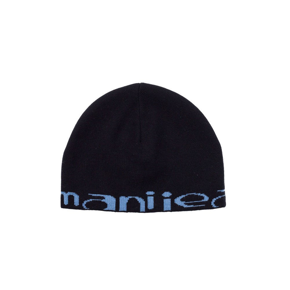 Gorro de Lana Armani Jeans CD102 Color Azul Marino y Letras en Celeste_313.jpg