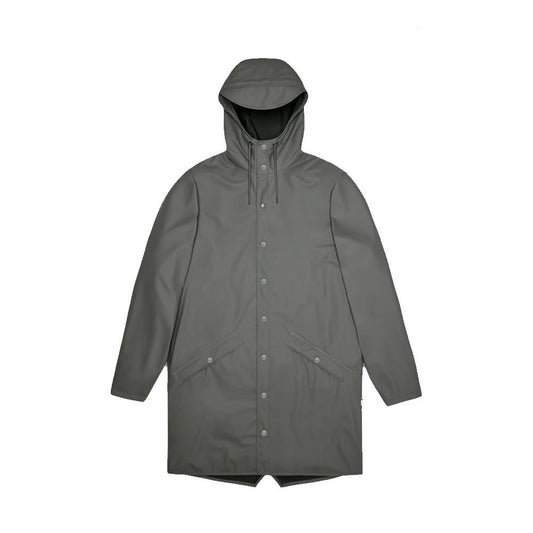 Impermeable Unisex RAINS 12020 Long Jacket Color Antracita_5211.jpg