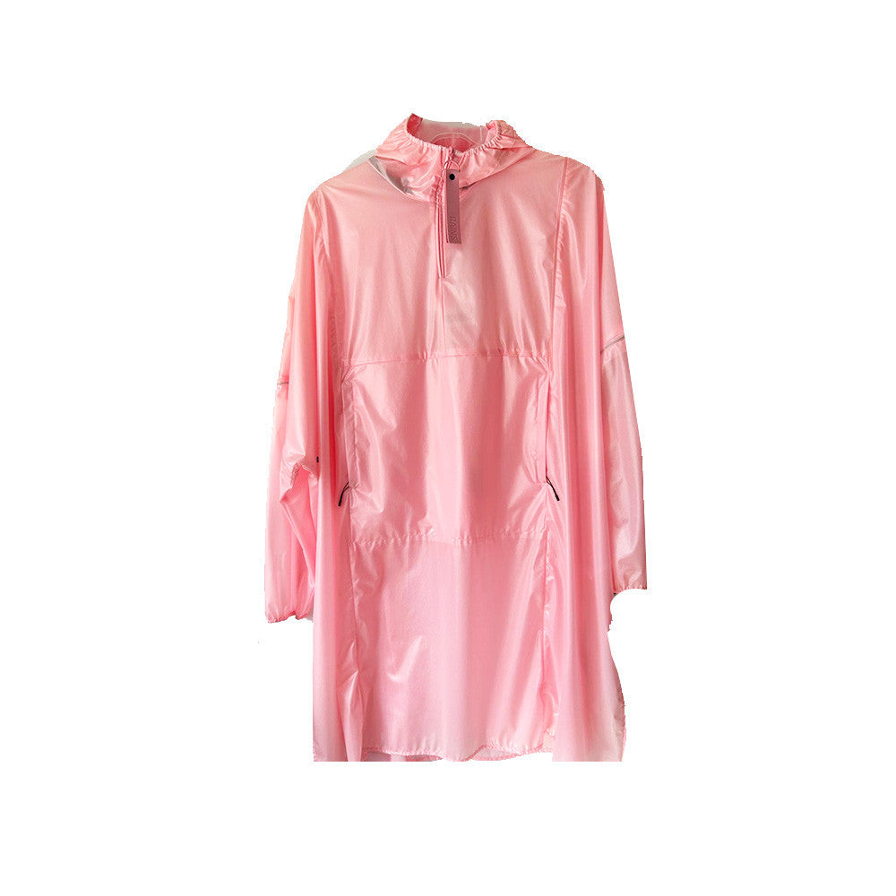 Impermeable Unisex RAINS LONG ULTRALIGHT ANORAK Color Rosa Sky_5201.jpg