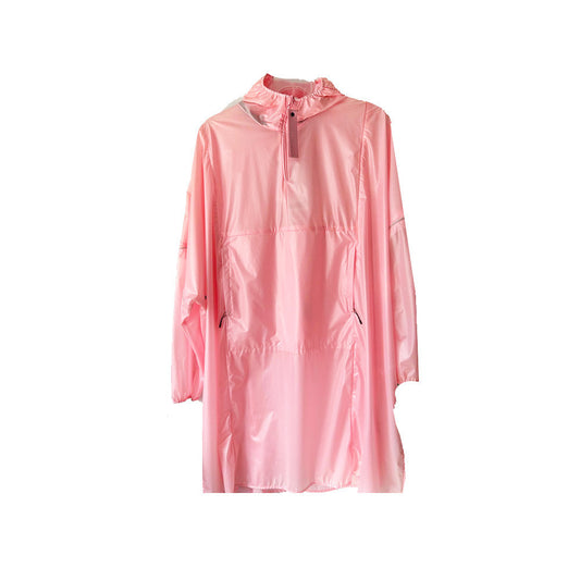 Impermeable Unisex RAINS LONG ULTRALIGHT ANORAK Color Rosa Sky_5201.jpg