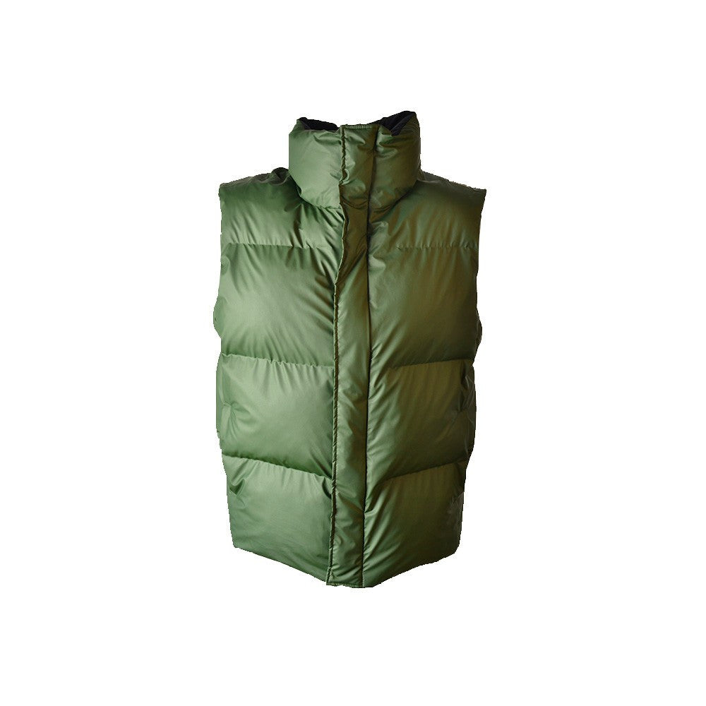 Chaleco Impermeable Unisex Rains BOXY PUFFER VEST Color Evergreen / Kaki_1801.jpg
