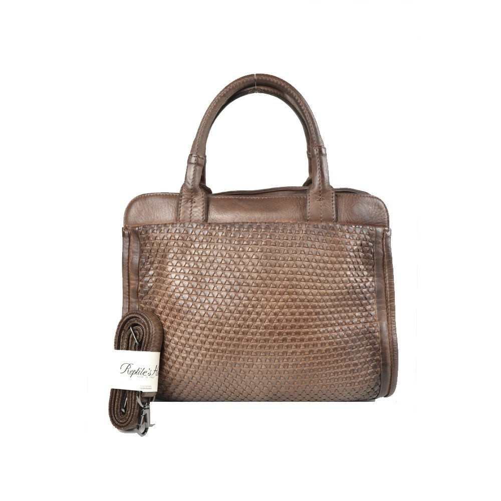 Bolso de Piel Reptile´s House BOH472V99846 GHIANDA Color Bronce / Marrón_1437.jpg