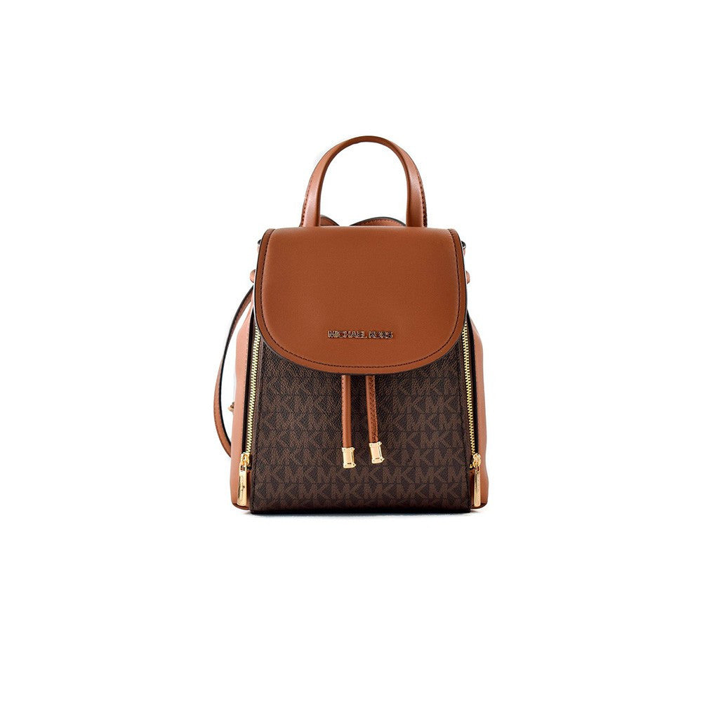Mochila Pequeña de Piel Michael Kors Phoebe 35F2G8PB0B Color Marrón con Logos_2613.jpg