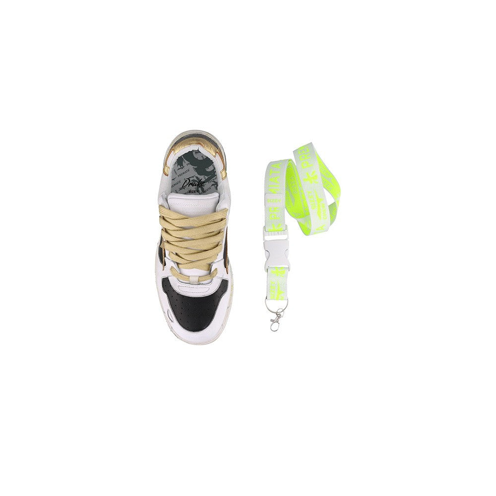 Sneakers de Piel Premiata DRAKE 0018 Color Blanco / Oro_612.jpg