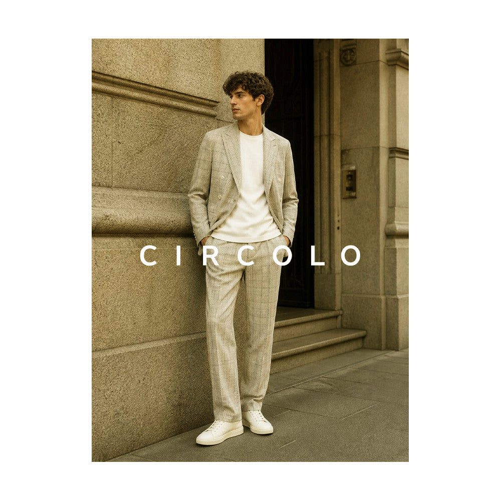 Pantalón Circolo 1901 Modelo CN4761 Color Check Gris_9263.jpg