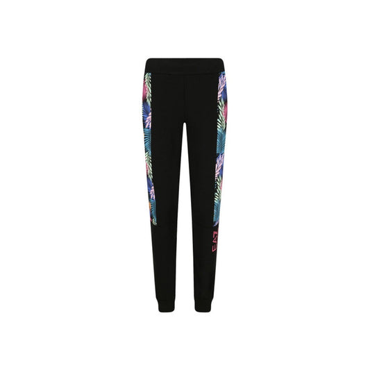 Pantalón Deportivo EA7 Emporio Armani 3HTP67 Color Negro Franjas Florales_510.jpg