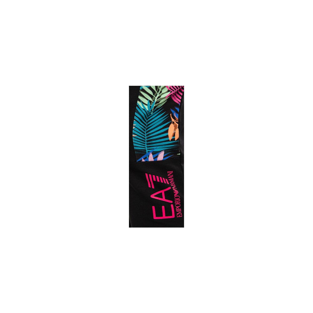 Pantalón Deportivo EA7 Emporio Armani 3HTP67 Color Negro Franjas Florales_511.jpg