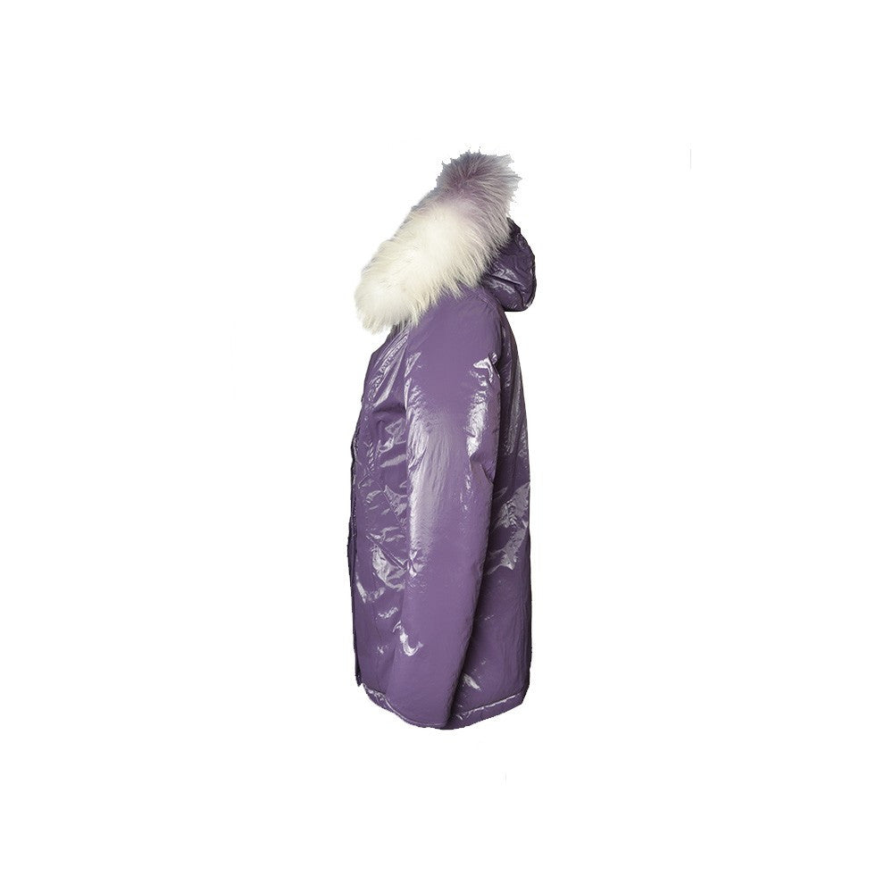 Chaqueta / Parka FREEDOMDAY New Chamois Lurex Color Lila_1459.jpg