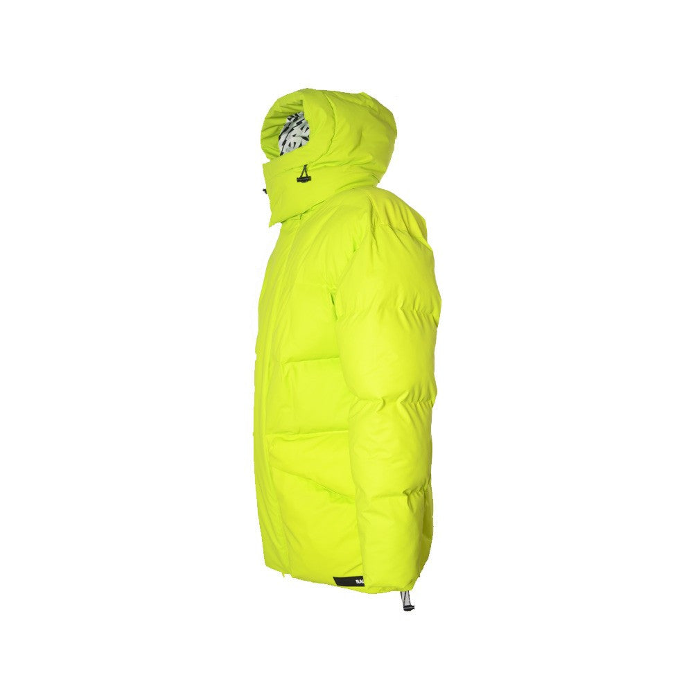 Plumón Impermeable Unisex Rains BLOCK PUFFER JACKET Color Digital Lime_1808.jpg