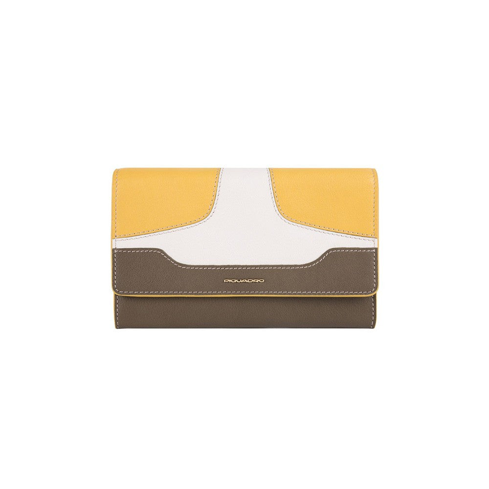 Pochette de Piel Piquadro AC4989S108 G Color Kaki y Amarillo_487.jpg