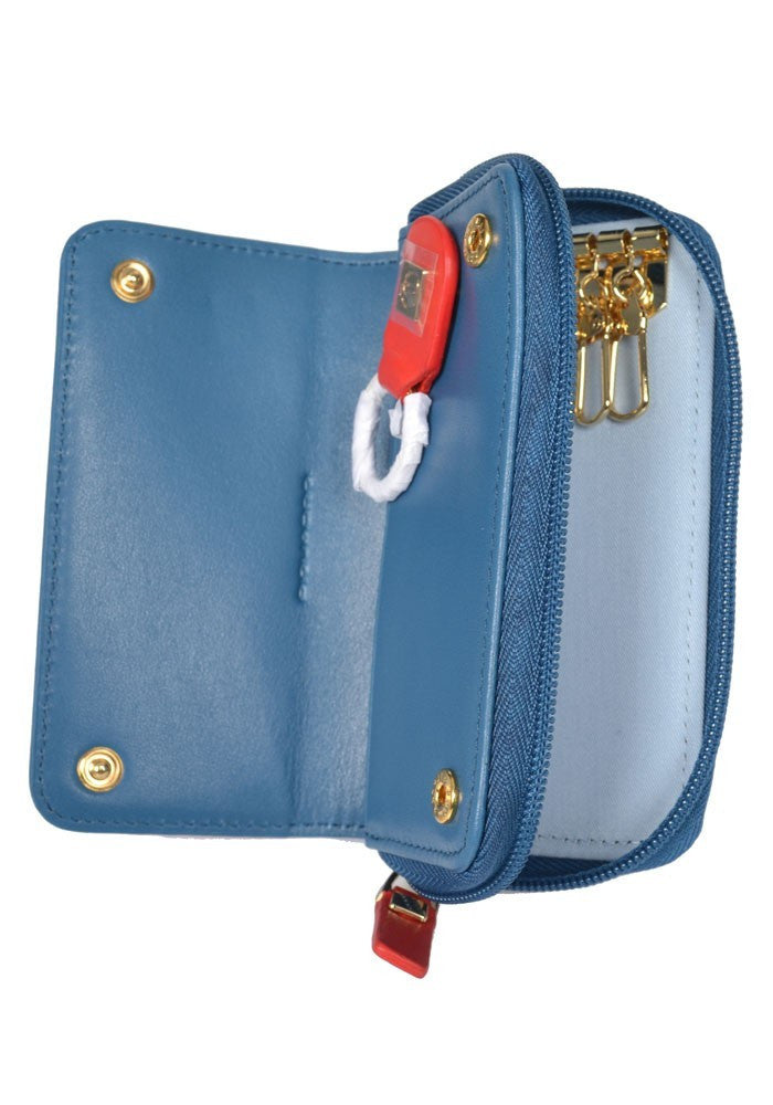 Porta Llaves de Piel Piquadro PC2371WO8 Color Rojo y Azul_24.jpg