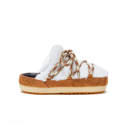Sabot Moon Boot FULL MOON MULE SHEARLING Color Camel y Blanco_2310.jpg