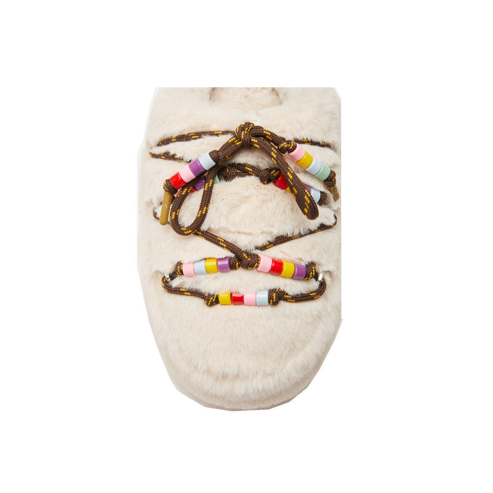 Sabot Moon Boot MB MULE FAUX FUR BEADS 80D1460250 Color Crudo_5442.jpg