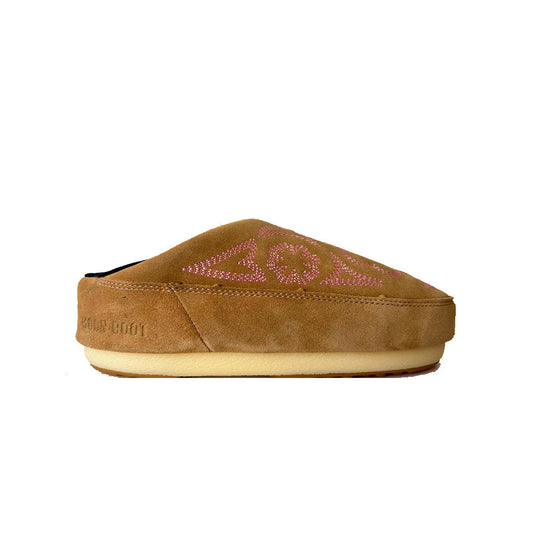 Sabot de Ante Moon Boot MB MULE EMBROIDERED SUEDE 80D1460280 Color Camel_5132.jpg