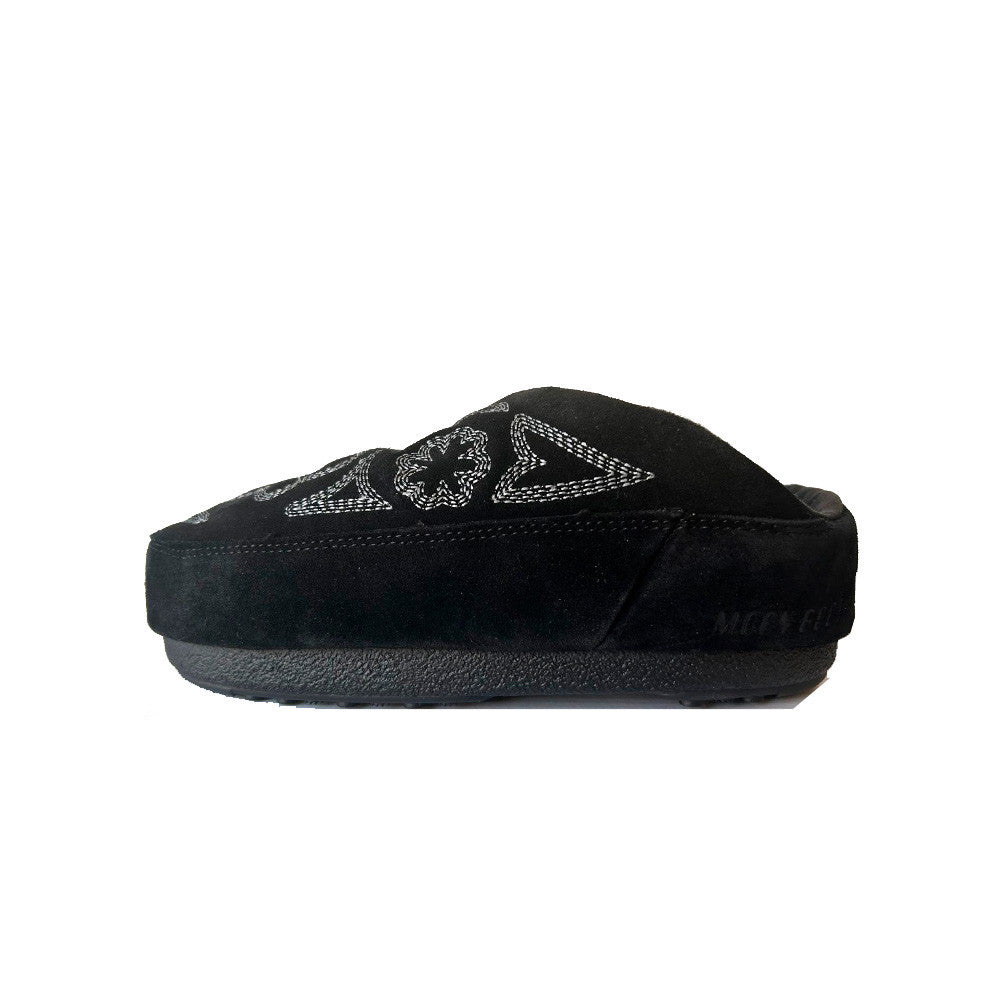 Sabot de Ante Moon Boot MB MULE EMBROIDERED SUEDE 80D1460280 Color Negro_5131.jpg