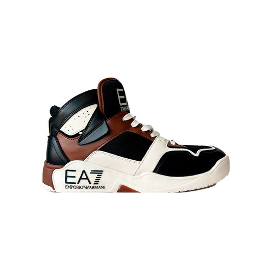 Sneakers Altas EA7 Emporio Armani X8Z039 XK331 T573 Color Blanco Marrón y Negro_4814.jpg