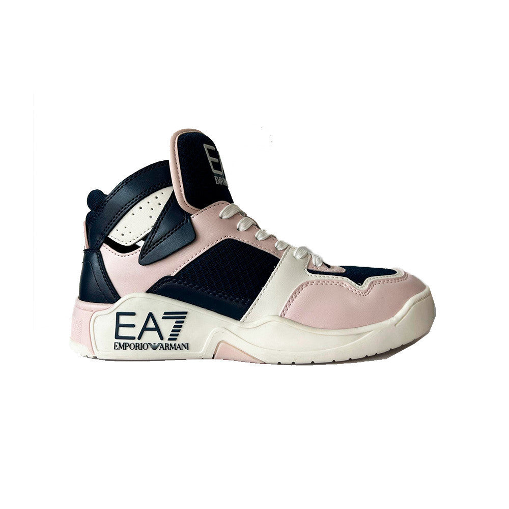 Sneakers Altas EA7 Emporio Armani X8Z039 XK331 T574 Color Rosa y Marino_4817.jpg