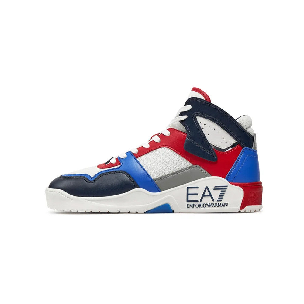 Sneakers Altas EA7 Emporio Armani X8Z039 XK331 T600 Color Blanco Rojo y Azul_4812.jpg
