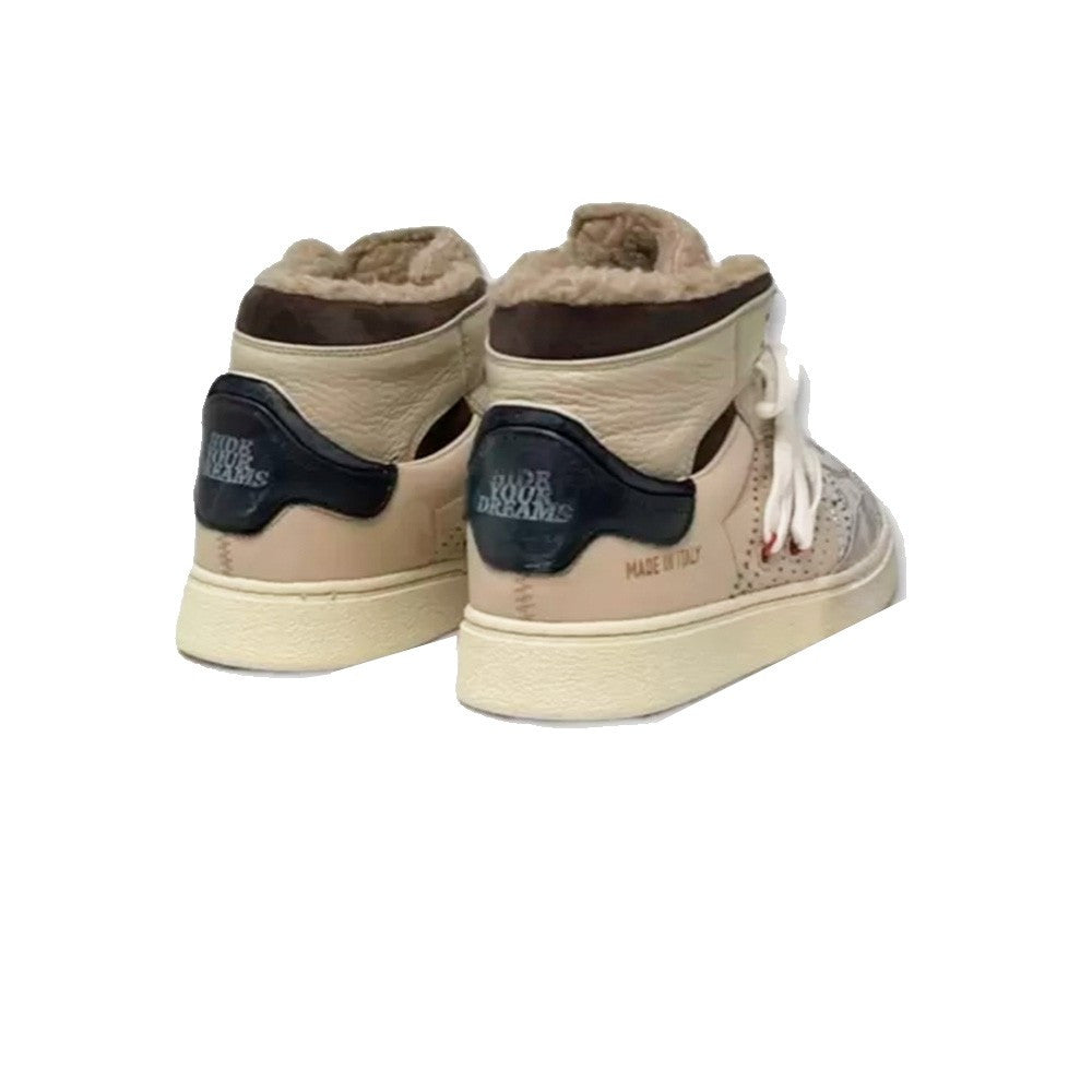 Sneakers Altas de Piel Hidnander The Cage 902 Color Plata y Marrón_2778.jpg