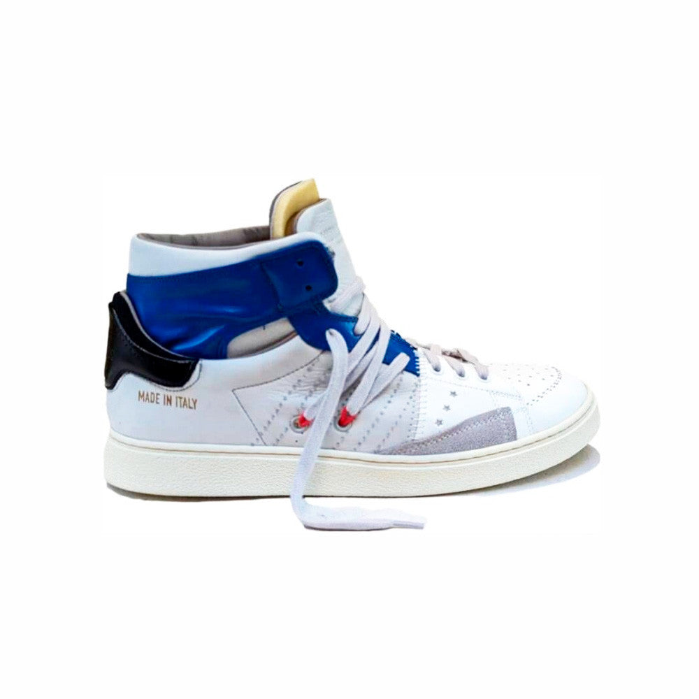Sneakers Altas de Piel Hidnander The Cage Dual 115 Color Blanco y Azul_4561.jpg