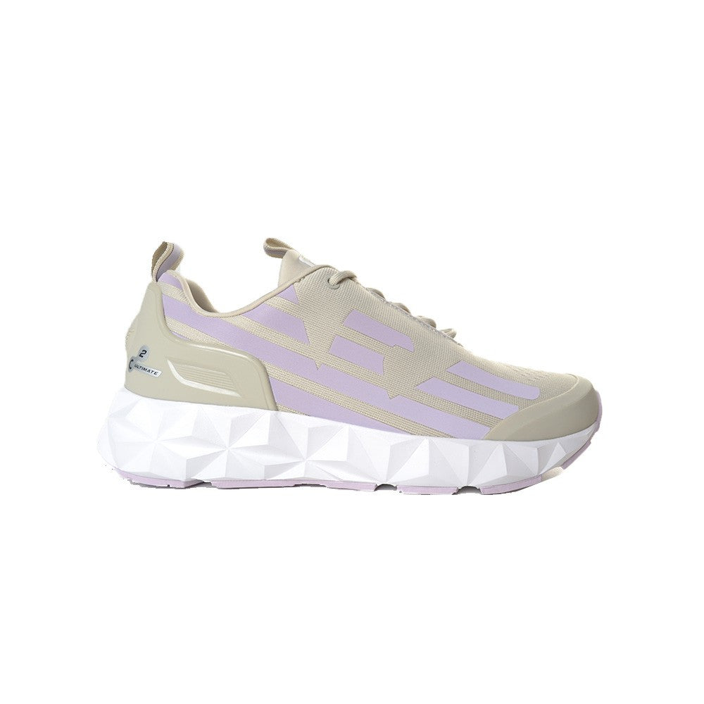 Sneakers EA7 Emporio Armani X8X033 XCC52 R322 Color Beige y Lila_2432.jpg