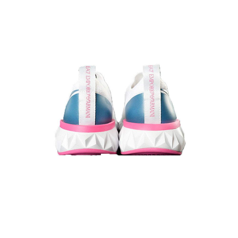 Sneakers EA7 Emporio Armani X8X048 XK242 Q613 Color Gris Blanco y Fucsia_1584.jpg