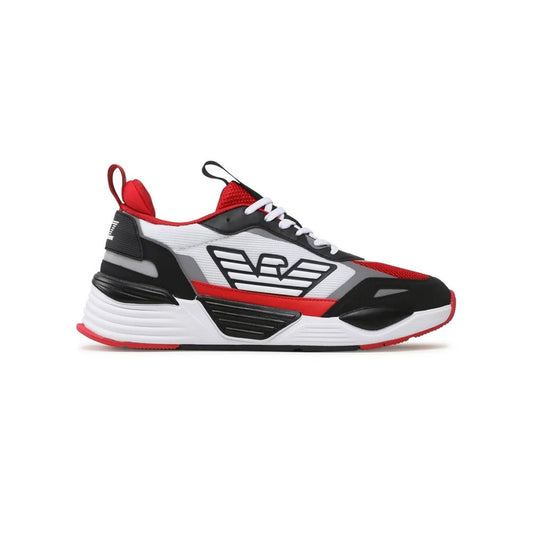 Sneakers EA7 Emporio Armani X8X070 XK165 S315 Color Blanco Negro y Rojo_1465.jpg