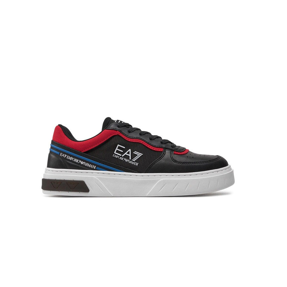 Sneakers EA7 Emporio Armani X8X173 XK374 T654 Color Negro y Rojo_7272.jpg