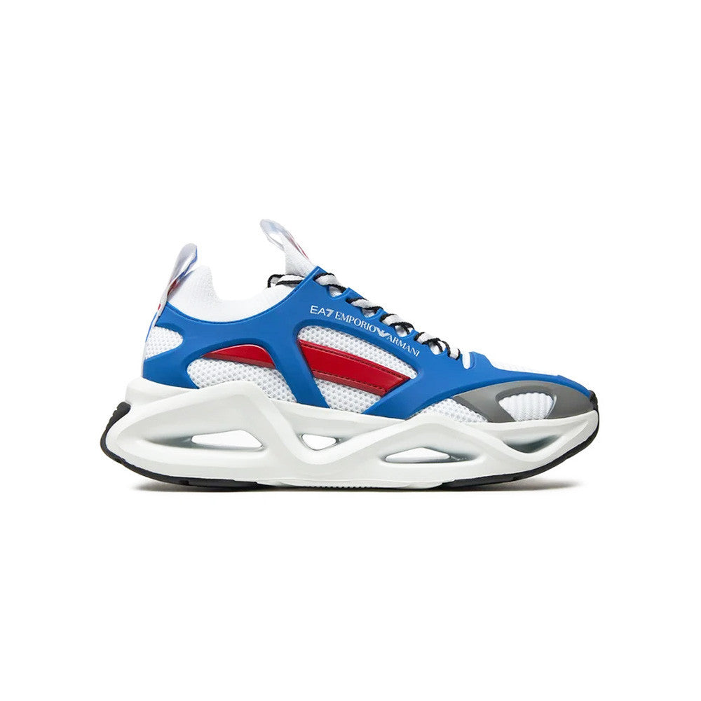 Sneakers EA7 Emporio Armani X8X174 XK377 T649 Color Blanco Rojo y Azul_4808.jpg