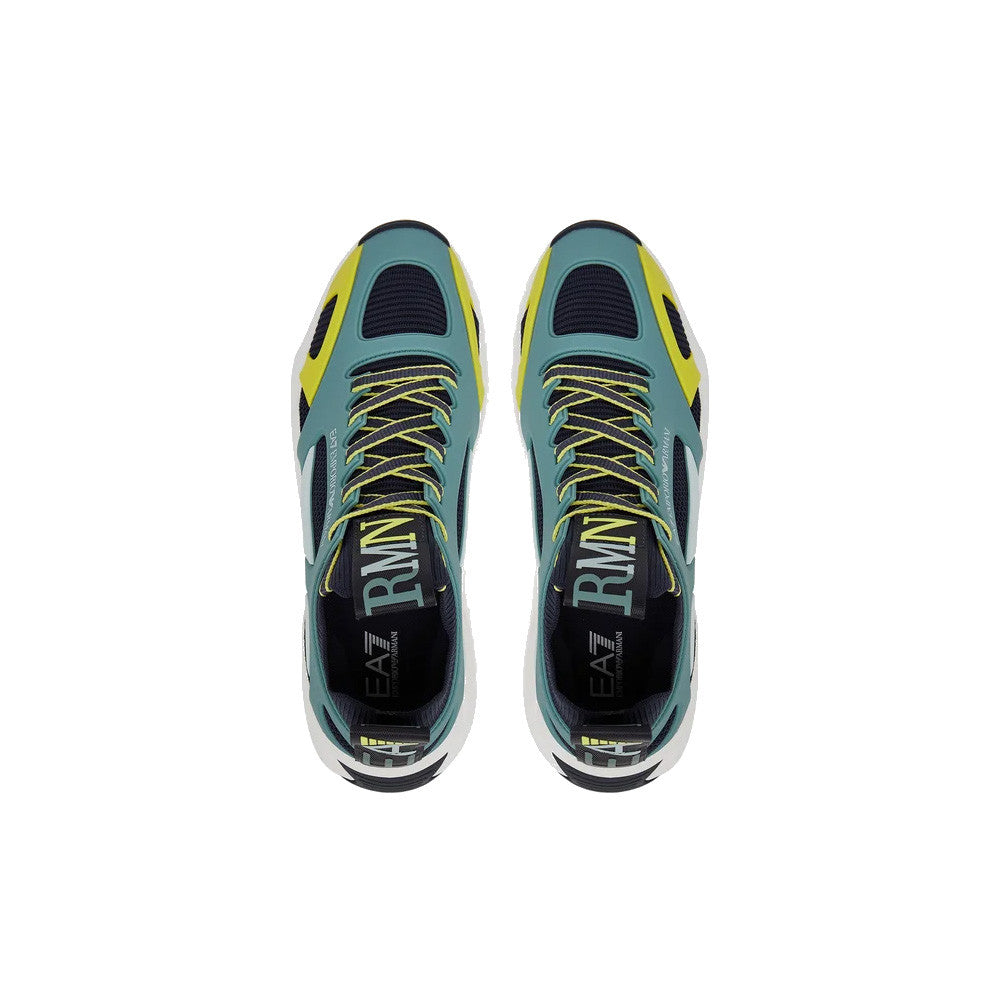 Sneakers EA7 Emporio Armani X8X174 XK377 U517 Color Verde y Marino_7059.jpg