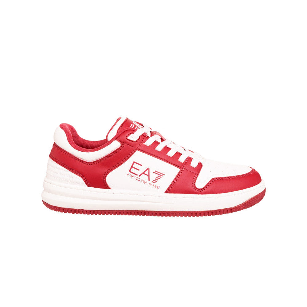 Sneakers EA7 Emporio Armani X8X189 XK404 U485 Color Blanco y Rojo_7171.jpg