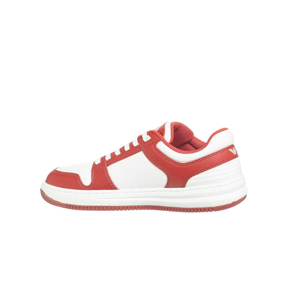 Sneakers EA7 Emporio Armani X8X189 XK404 U485 Color Blanco y Rojo_7172.jpg