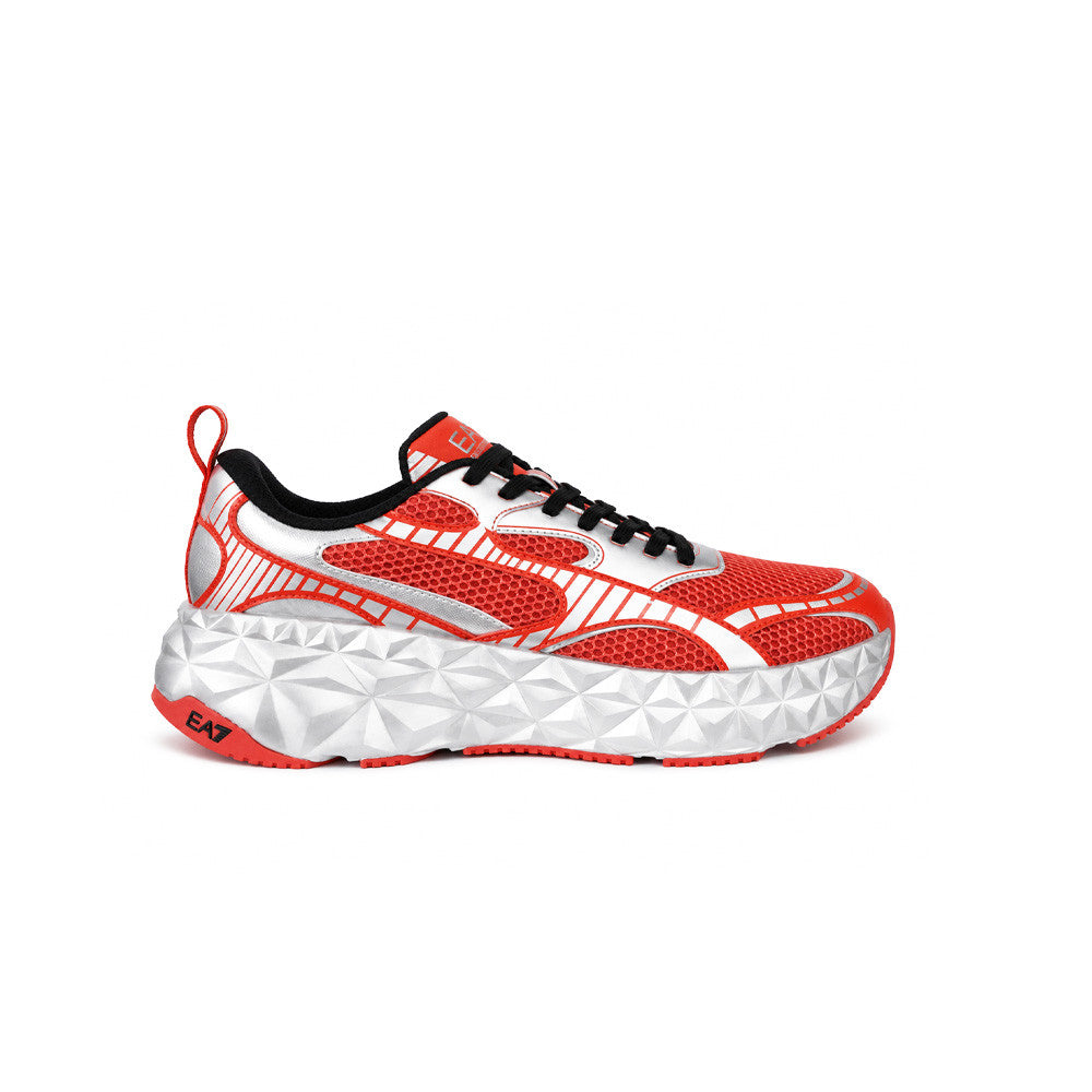 Sneakers EA7 Emporio Armani X8X238 XK431 Color Plata y Rojo_10405.jpg