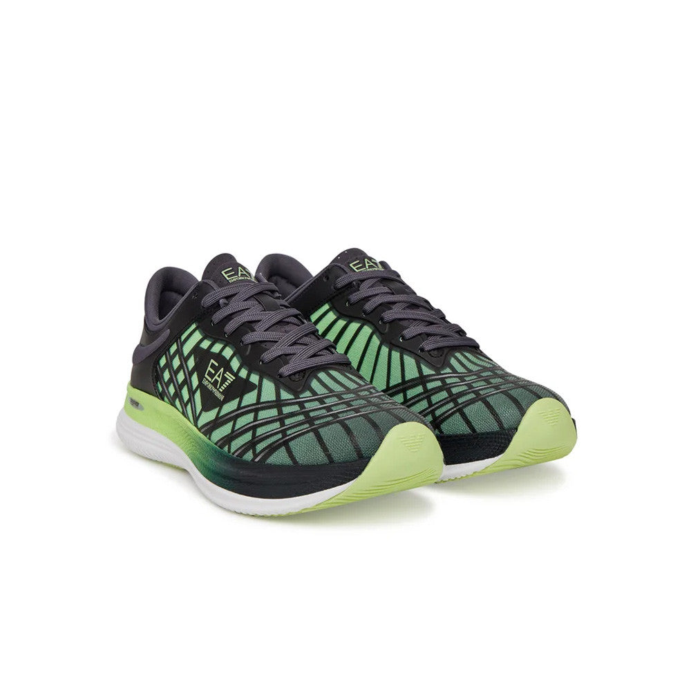 Sneakers EA7 Emporio Armani X8X243 XK440 R983 Color Negro y Verde_7278.jpg