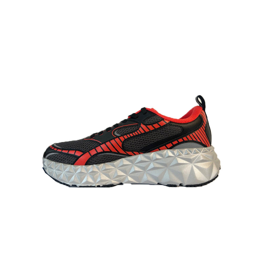 Sneakers EA7 Emporio Armani X8X245 XK431 MZ525 Color Negro Rojo y Plata_8949.jpg