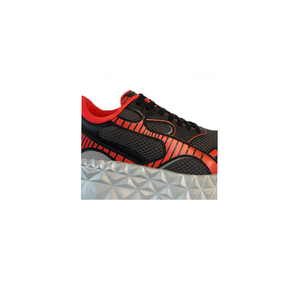 Sneakers EA7 Emporio Armani X8X245 XK431 MZ525 Color Negro Rojo y Plata_8951.jpg