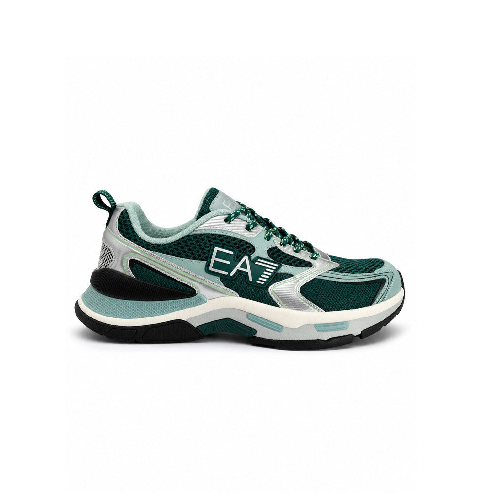 Sneakers EA7 Emporio Armani X8X249 XK446  Color Verde y Plata_10504.jpg