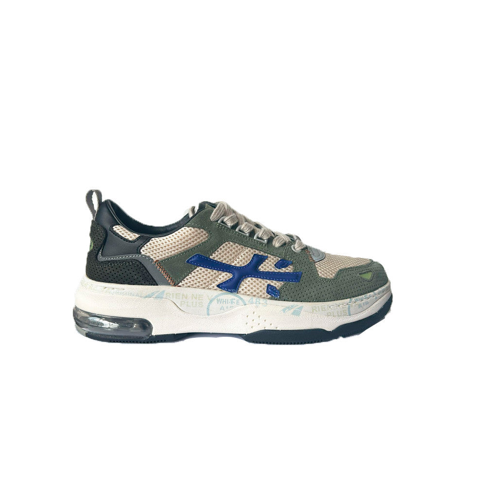 Sneakers Premiata DRAKED 430 Color Crudo y Verde_7431.jpg
