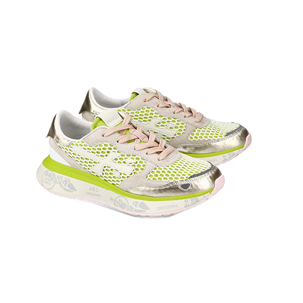 Sneakers Premiata LAURYN 7487 Color Blanco y Lima_9944.jpg