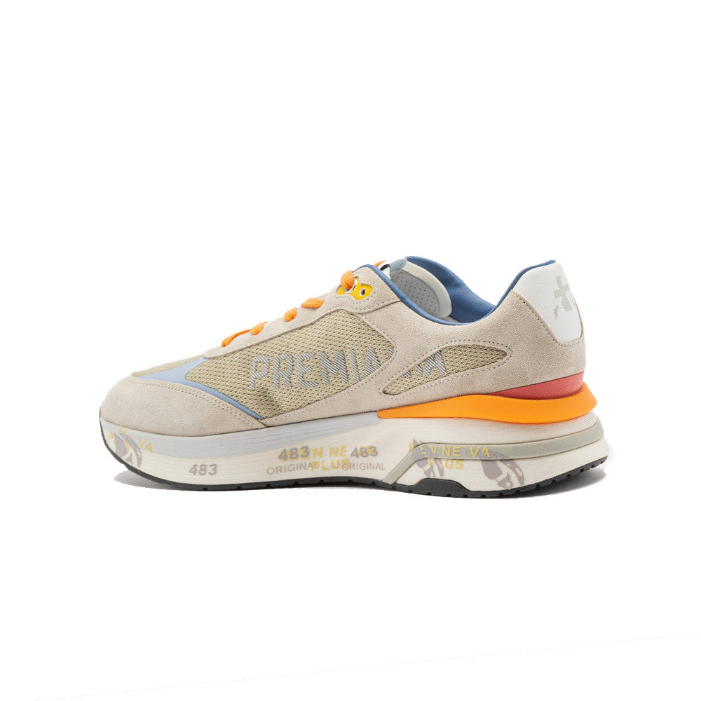 Sneakers Premiata MOERUN 7301 Color Beige y Naranja_5883.jpg