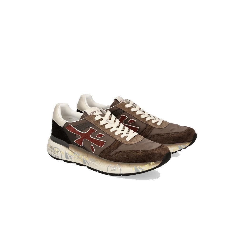 Sneakers Premiata Mick 7714 Color Marrón y Granate_7351.jpg