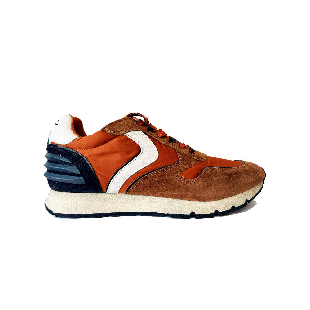 Sneakers Voile Blanche LIAM POWER Color Teja y Marino_4676.jpg