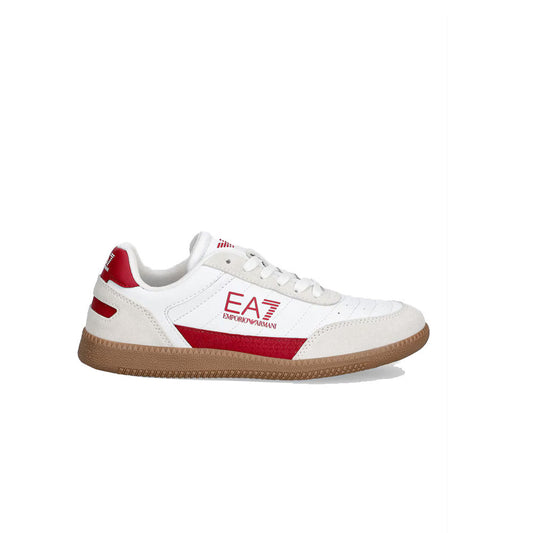 Sneakers de Piel EA7 Emporio Armani 7X000406 AF19827 Color Blanco y Rojo_10582.jpg
