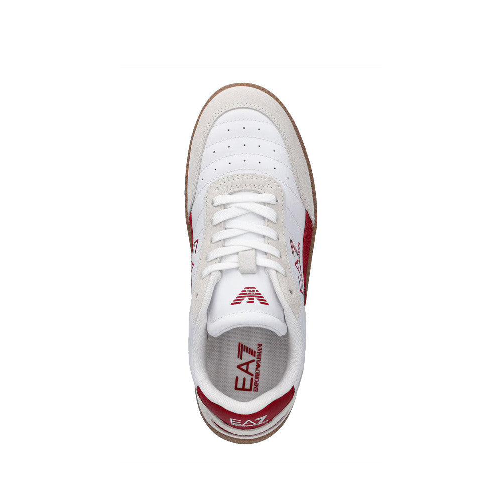 Sneakers de Piel EA7 Emporio Armani 7X000406 AF19827 Color Blanco y Rojo_10583.jpg